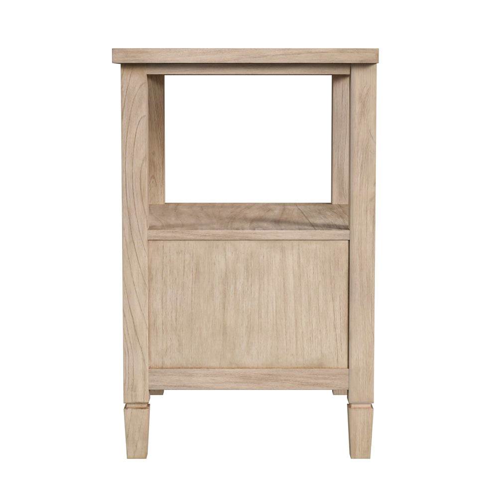Butler Specialty Company - Flagstaff 25 in. W Cane 1 Drawer Nightstand, Natural - 5727449