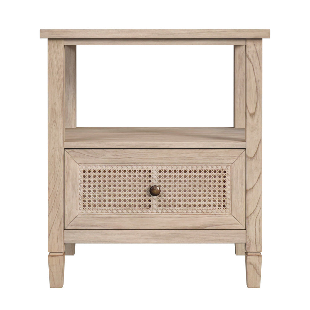 Butler Specialty Company - Flagstaff 25 in. W Cane 1 Drawer Nightstand, Natural - 5727449