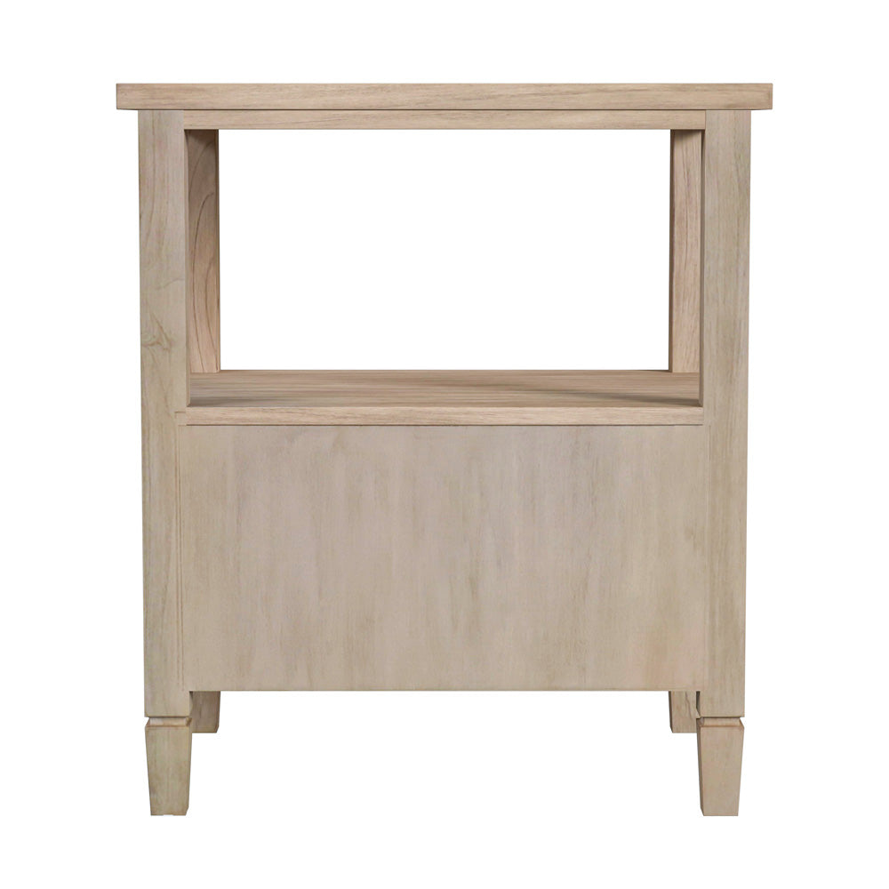 Butler Specialty Company - Flagstaff 25 in. W Cane 1 Drawer Nightstand, Natural - 5727449