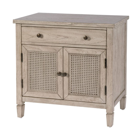 Butler Specialty Company - Flagstaff 30 in. W Rectangular Cane 1 Drawer-2 Door Accent Chest, Gray - 6263449 view 1
