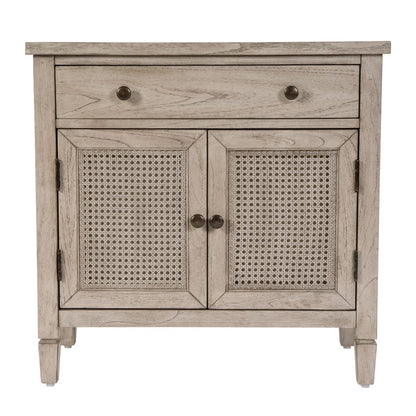 Butler Specialty Company - Flagstaff 30 in. W Rectangular Cane 1 Drawer-2 Door Accent Chest, Gray - 6263449 view 4
