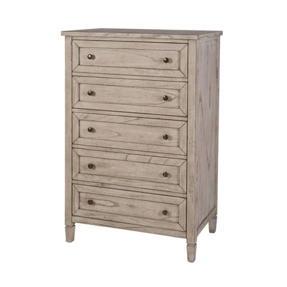 Butler Specialty Company - Flagstaff 32 in. W Rectangular Wood 5 Drawer Chest, Gray - 6262449 view 1