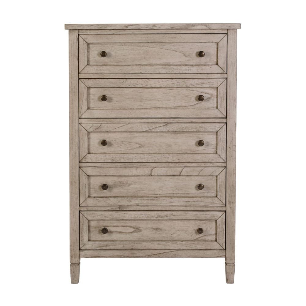 Butler Specialty Company - Flagstaff 32 in. W Rectangular Wood 5 Drawer Chest, Gray - 6262449 view 4