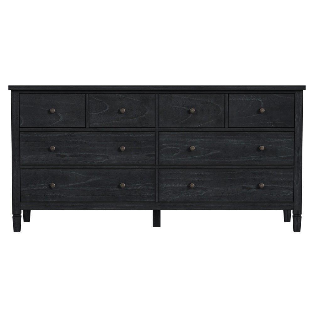 Butler Specialty Company - Flagstaff 64 in. W 8 Drawer Wood Dresser, Black - 5730432