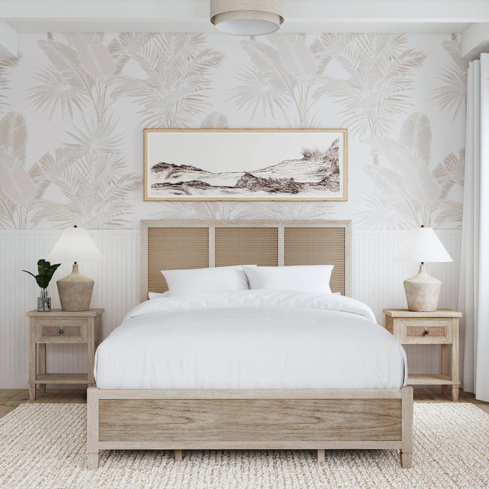 Butler Specialty Company - Flagstaff Cane Queen Panel Bed, Natural - 5749449 view 2