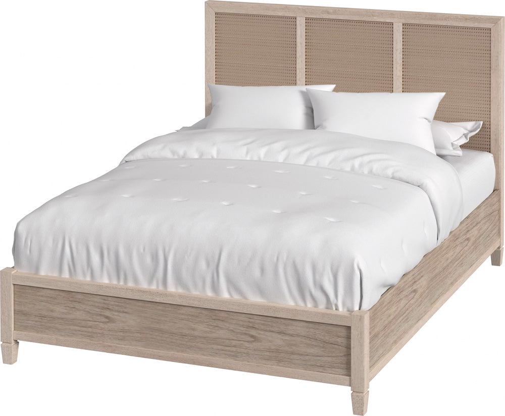 Butler Specialty Company - Flagstaff Cane Queen Panel Bed, Natural - 5749449