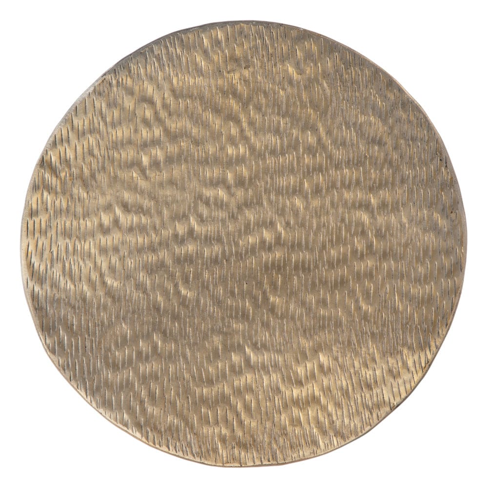 Butler Specialty Company - Flen 12 in. W Round Aluminum Modern End Table  - Silver - 5932226 view 3