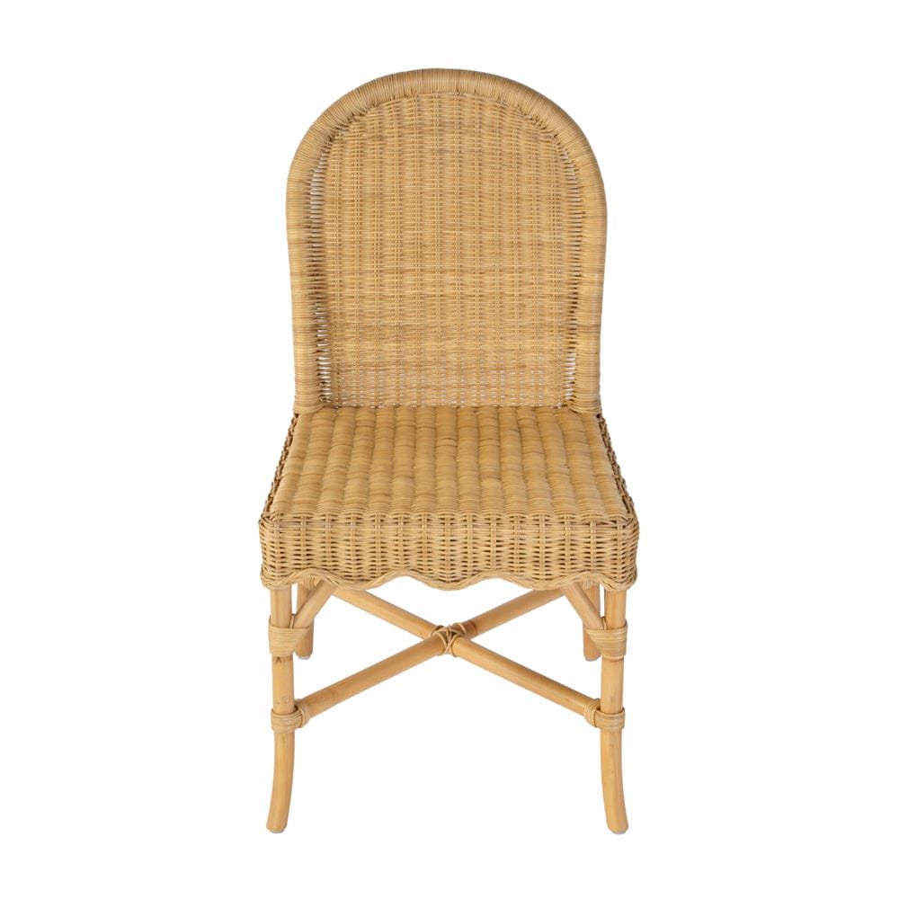 Butler Specialty Company - Flora 18.5 in. Seat Height Rattan Dining Side Chair, Natural - 5980404 view 2