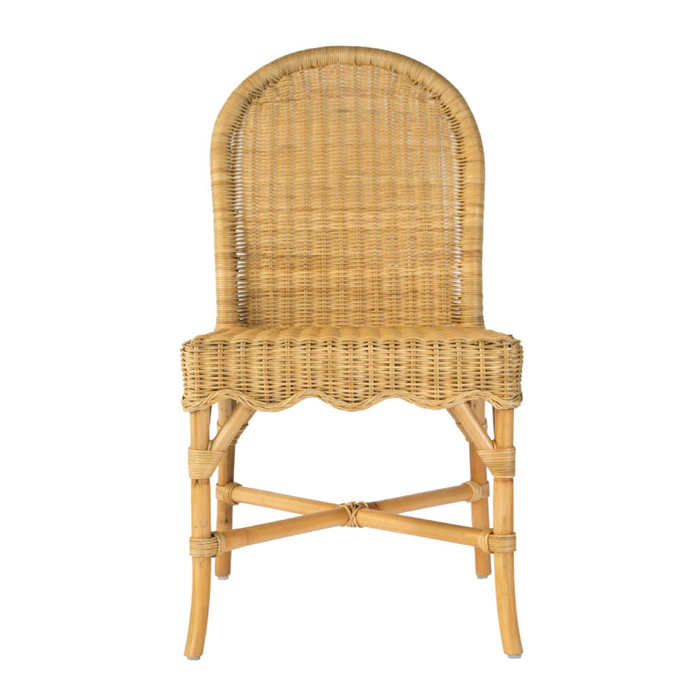 Butler Specialty Company - Flora 18.5 in. Seat Height Rattan Dining Side Chair, Natural - 5980404 view 3