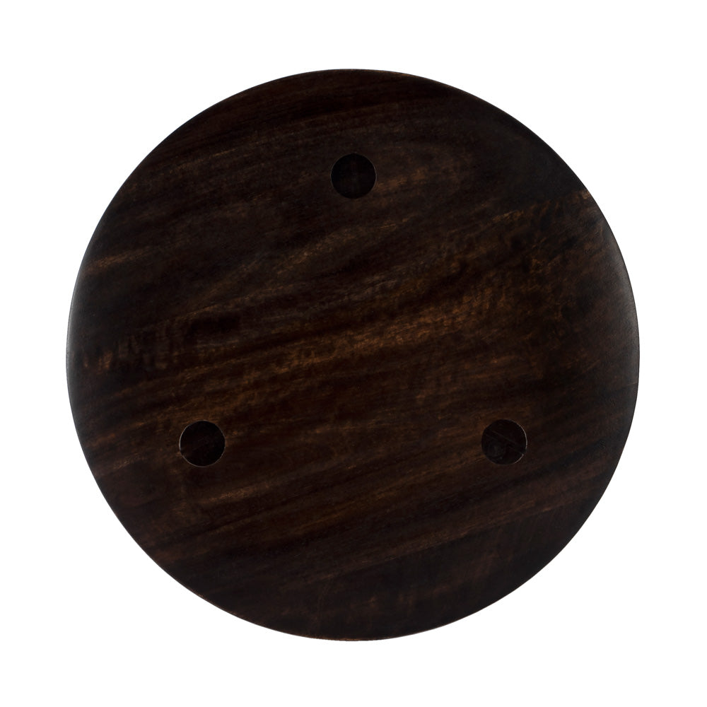 Butler Specialty Company - Fluornoy 14 in. W Round Wood Side Table, Dark Brown - 2773117