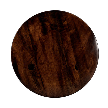 Butler Specialty Company - Fluornoy 14 in. W Round Wood Side Table, Medium Brown - 2773354