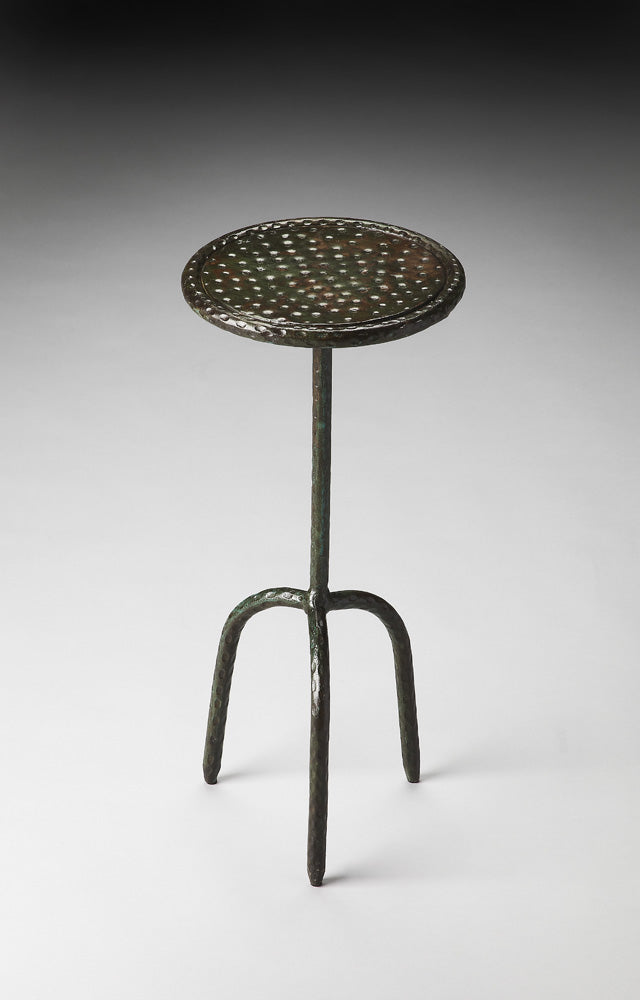 Butler Specialty Company - Founders 9 in. W Round Iron Side Table, Bronze/Gray/Silver - 3307025
