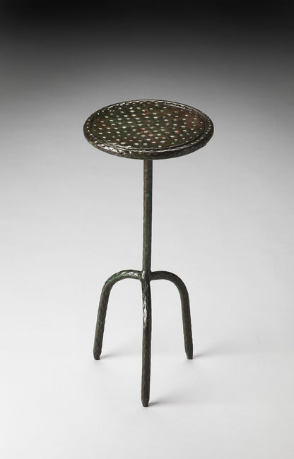 Butler Specialty Company - Founders 9 in. W Round Iron Side Table, Bronze/Gray/Silver - 3307025