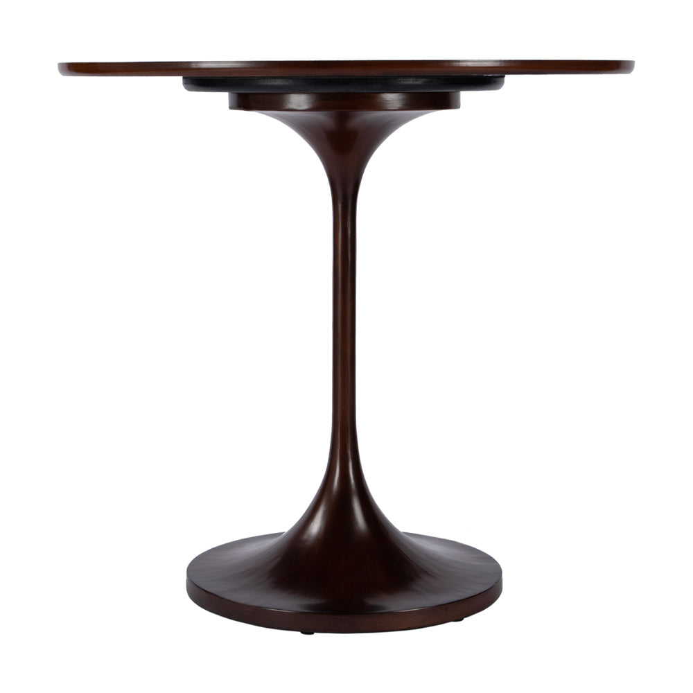 Butler Specialty Company - Francis 30 in. W Round Wood Pedestal Game Table, Dark Brown - 5717024