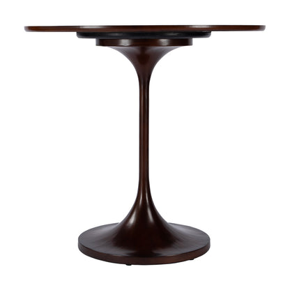 Butler Specialty Company - Francis 30 in. W Round Wood Pedestal Game Table, Dark Brown - 5717024