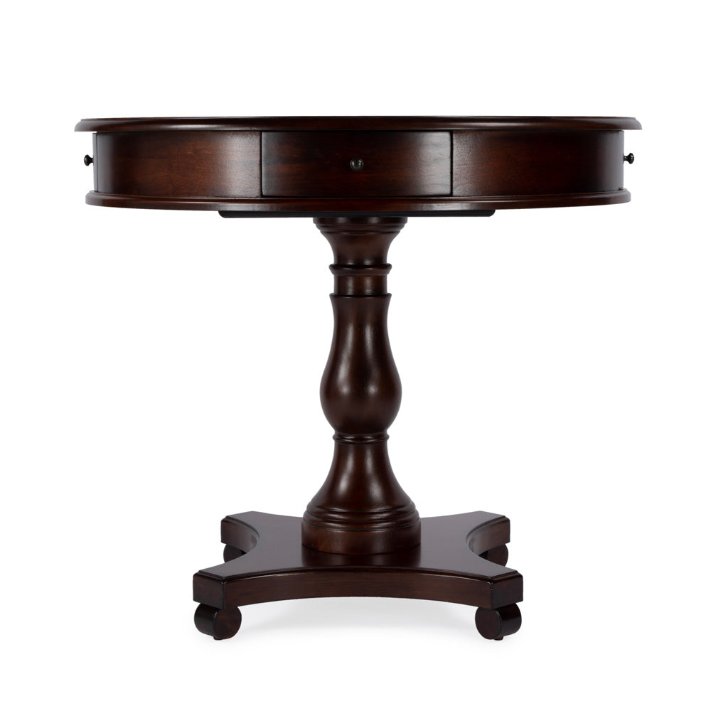 Butler Specialty Company - Fredrik 34 in. W Round Wood Game Table, Dark Brown - 5718024