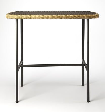 Butler Specialty Company - Freeport Rattan & Iron 36.5"W Pub Table, Multi - 4476035_CLOSEOUT