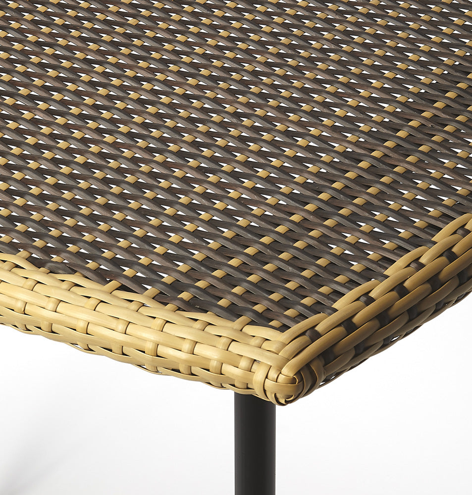 Butler Specialty Company - Freeport Rattan & Iron 36.5"W Pub Table, Multi - 4476035_CLOSEOUT