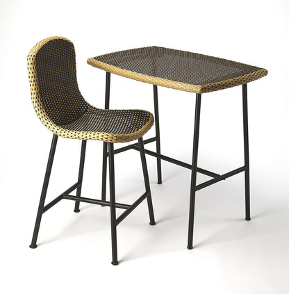 Butler Specialty Company - Freeport Rattan & Iron 36.5"W Pub Table, Multi - 4476035_CLOSEOUT