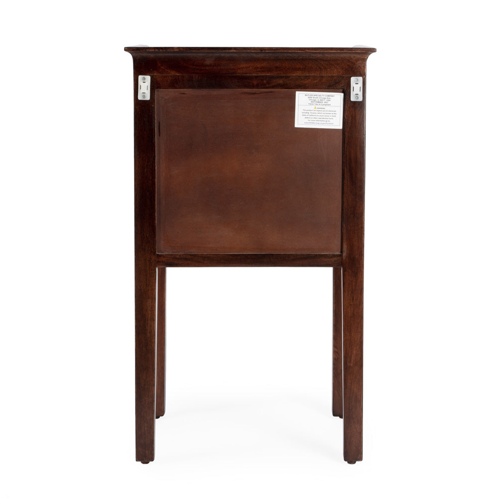 Butler Specialty Company - Gabriel 18 in. W Rectangular Wood 2 Drawer Side Table, Dark Brown - 1840290