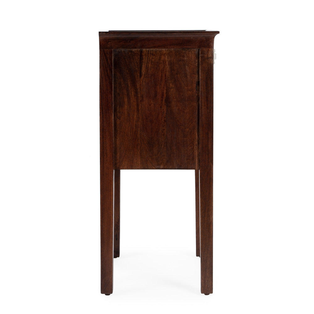 Butler Specialty Company - Gabriel 18 in. W Rectangular Wood 2 Drawer Side Table, Dark Brown - 1840290