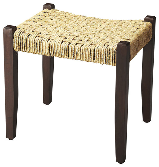 Butler Specialty Company - Garner 19.5 in. W Rectangular Woven Jute Stool, Multi-Color - 4269140
