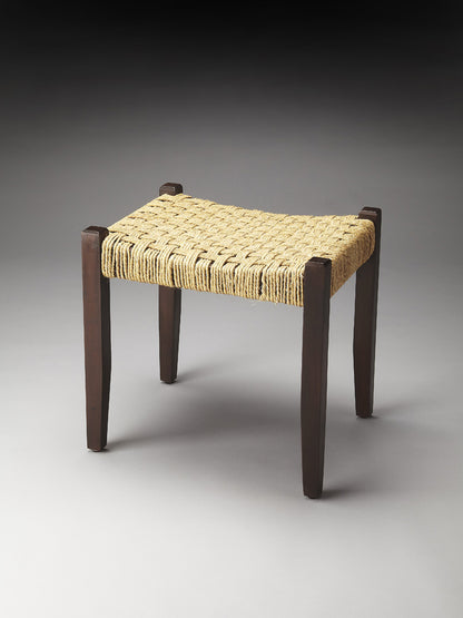 Butler Specialty Company - Garner 19.5 in. W Rectangular Woven Jute Stool, Multi-Color - 4269140