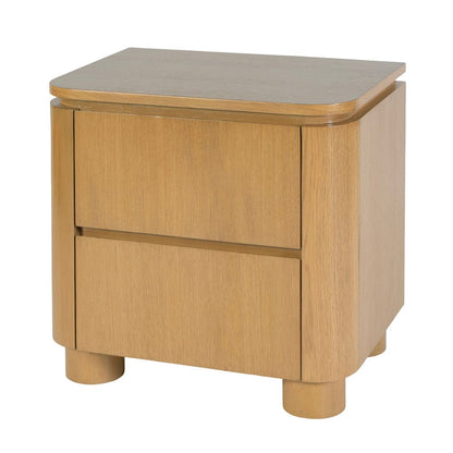 Butler Specialty Company - Genoa 21 in. W Rectangular Wood 2 Drawer Nightstand, Light Brown - 6281492 view 1