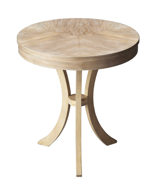 Butler Specialty Company - Gerard 24 in. W Round Wood Side Table, Gray - 7007247