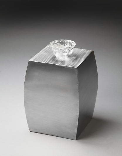 Butler Specialty Company - Getty 14 in. W Square Stainless Steel Side Table, Silver - 2888260