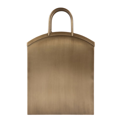 Butler Specialty Company - Gia 12 in. W Rectangular Metal Magazine Basket, Antique Gold - 5843025 View 3