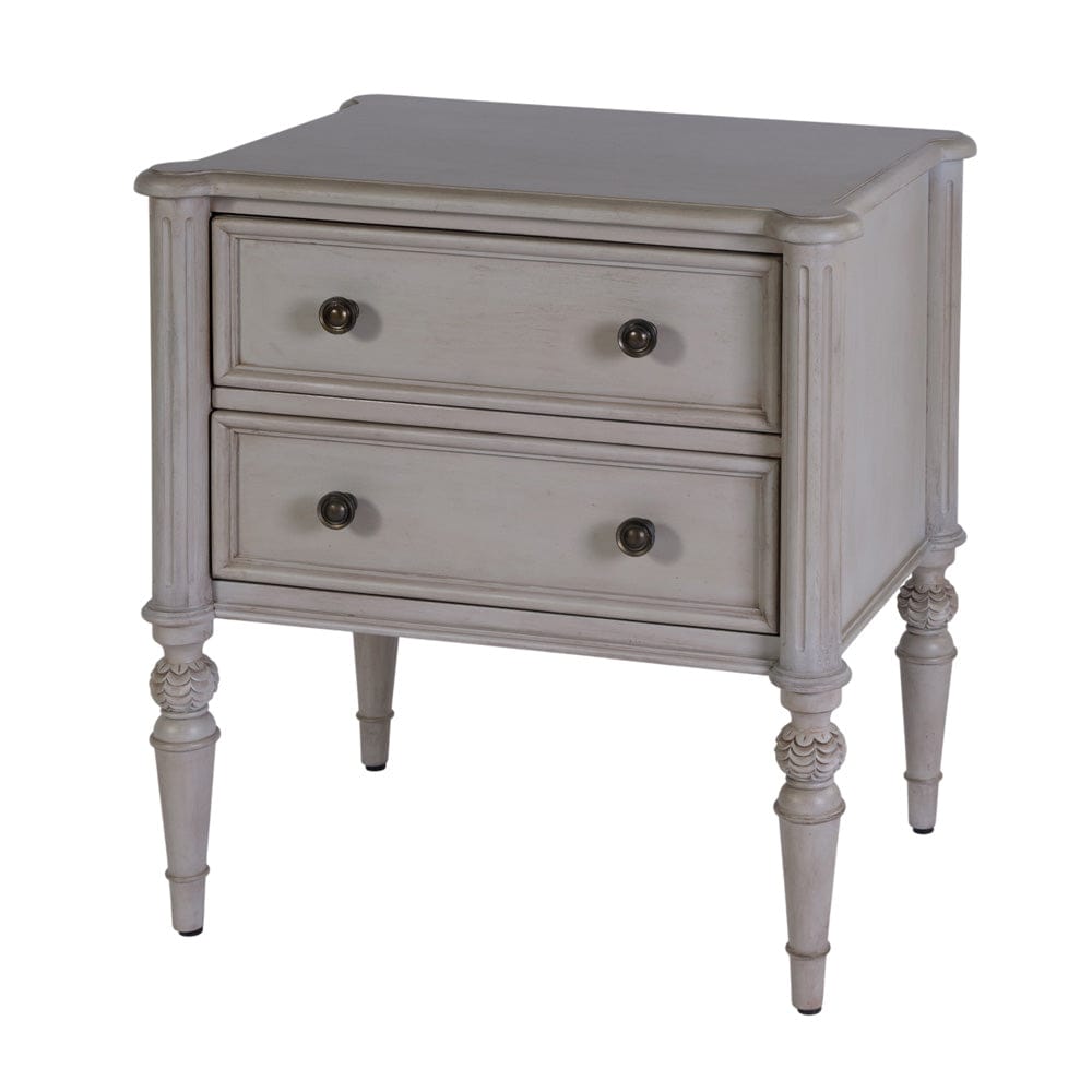 Butler Specialty Company - Ginny 25 in. W Rectangular Wood 2 Drawer Accent Chest, Grey - 5999512 view 1