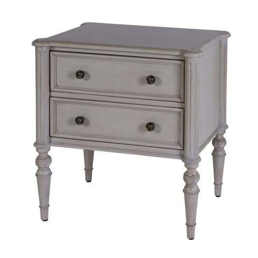 Butler Specialty Company - Ginny 25 in. W Rectangular Wood 2 Drawer Accent Chest, Grey - 5999512 view 1