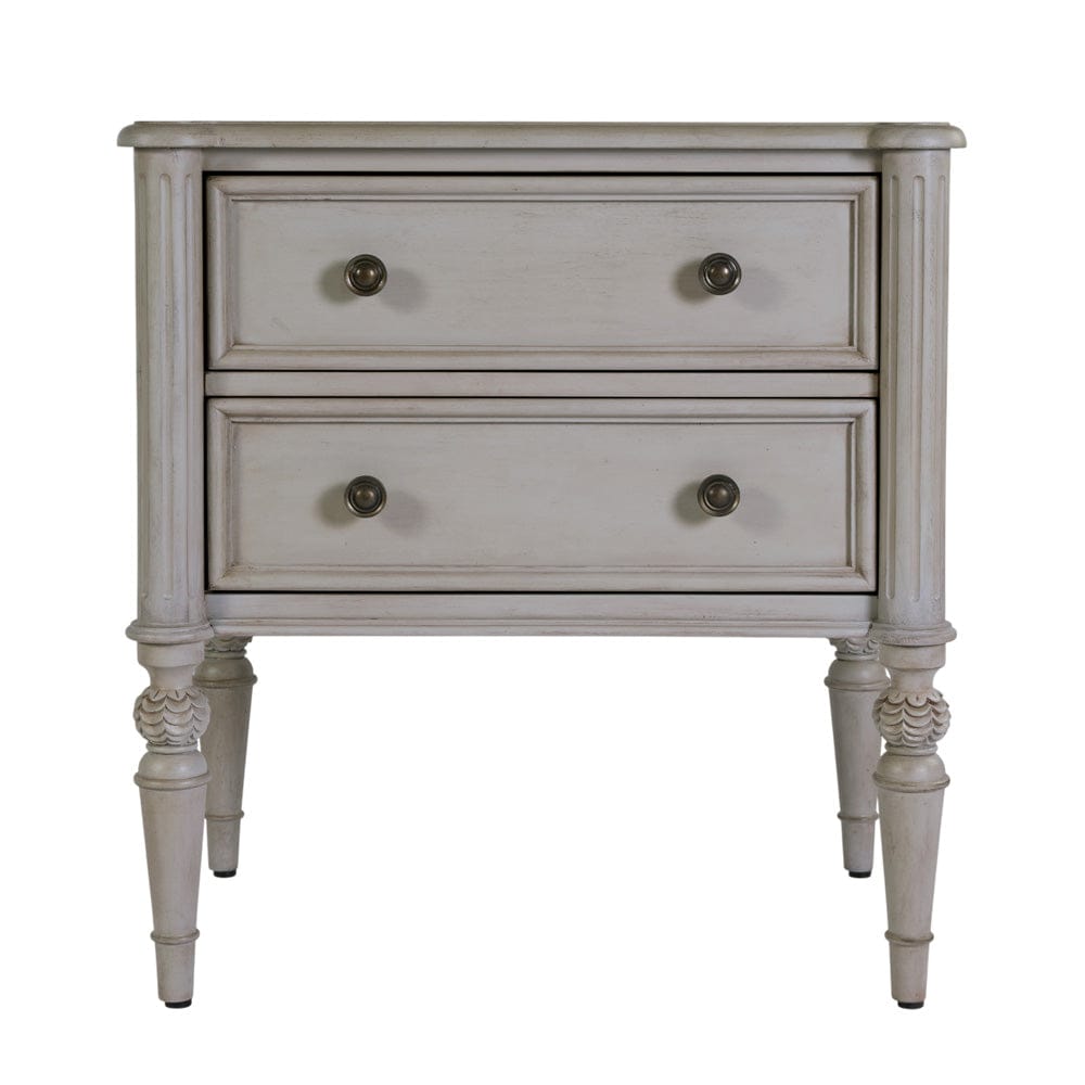 Butler Specialty Company - Ginny 25 in. W Rectangular Wood 2 Drawer Accent Chest, Grey - 5999512 view 4