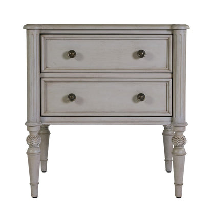 Butler Specialty Company - Ginny 25 in. W Rectangular Wood 2 Drawer Accent Chest, Grey - 5999512 view 4