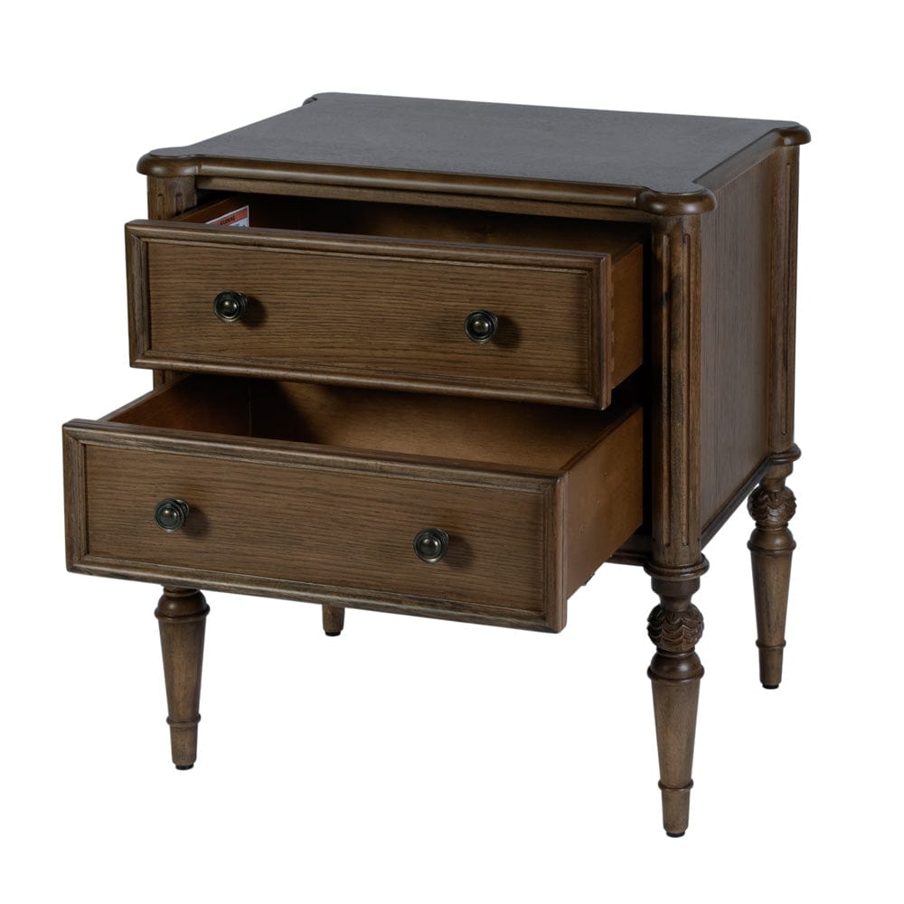 Butler Specialty Company - Ginny 25 in. W Rectangular Wood 2 Drawer Accent Chest, Walnut - 5999513 view 3