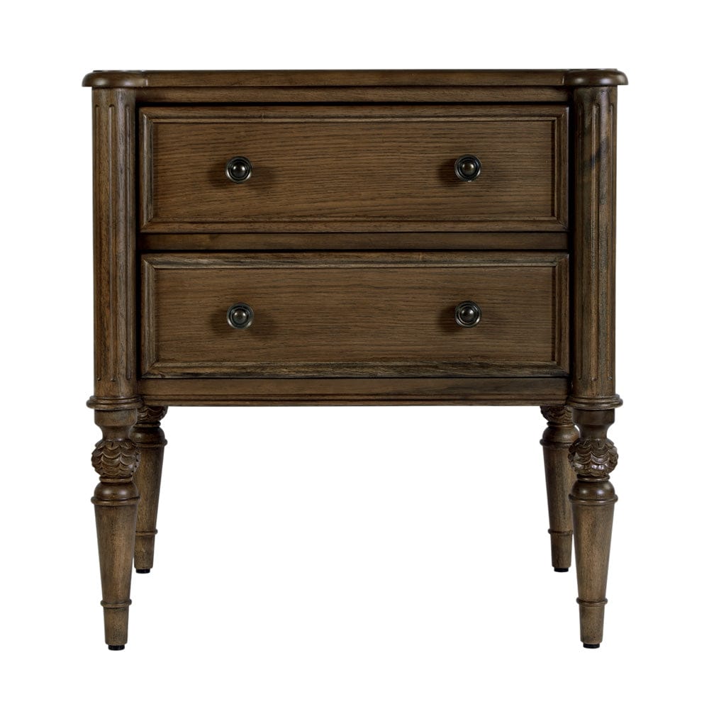 Butler Specialty Company - Ginny 25 in. W Rectangular Wood 2 Drawer Accent Chest, Walnut - 5999513 view 4