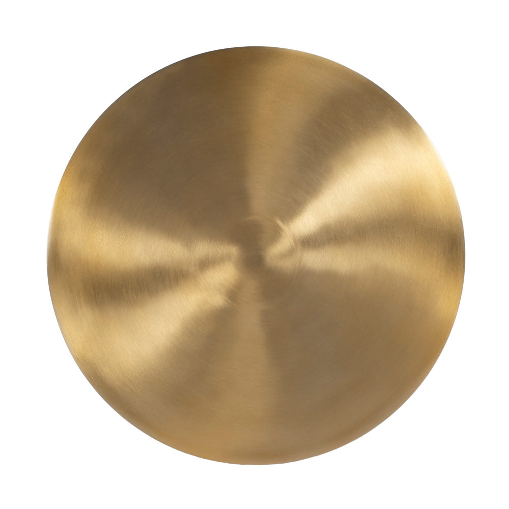 Butler Specialty Company - Givanna 11.75 in. W Round Metal Side Table, Gold - 5592226