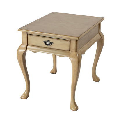 Butler Specialty Company - Grace 21 in. W Rectangular Wood 1 Drawer End Table, Beige - 3022424