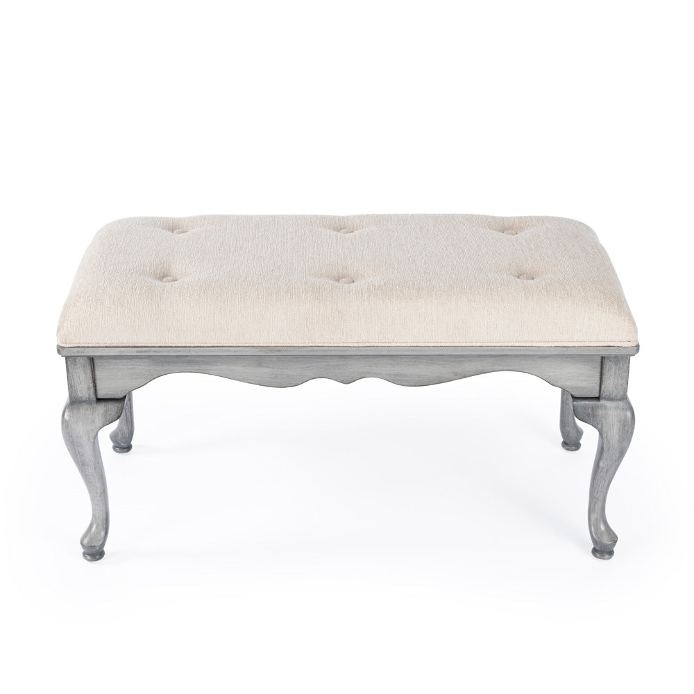 Butler Specialty Company - Grace 38 in. W Rectangular Wood Backless Bench, Gray - 3013418_CLOSEOUT