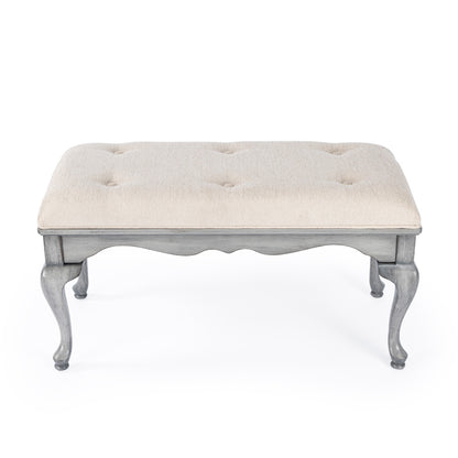 Butler Specialty Company - Grace 38 in. W Rectangular Wood Backless Bench, Gray - 3013418_CLOSEOUT