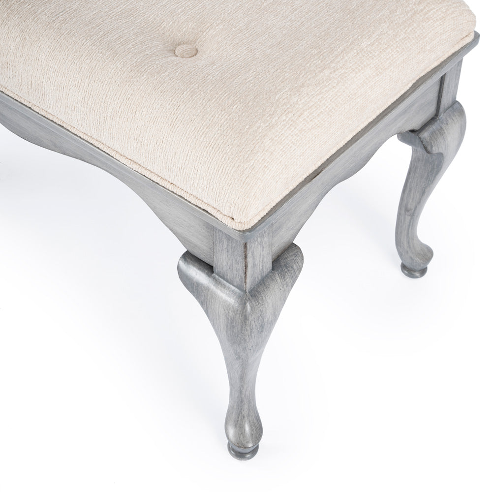 Butler Specialty Company - Grace 38 in. W Rectangular Wood Backless Bench, Gray - 3013418_CLOSEOUT
