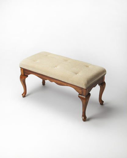 Butler Specialty Company - Grace 38 in. W Rectangular Wood Backless Bench, Medium Brown - 3013101