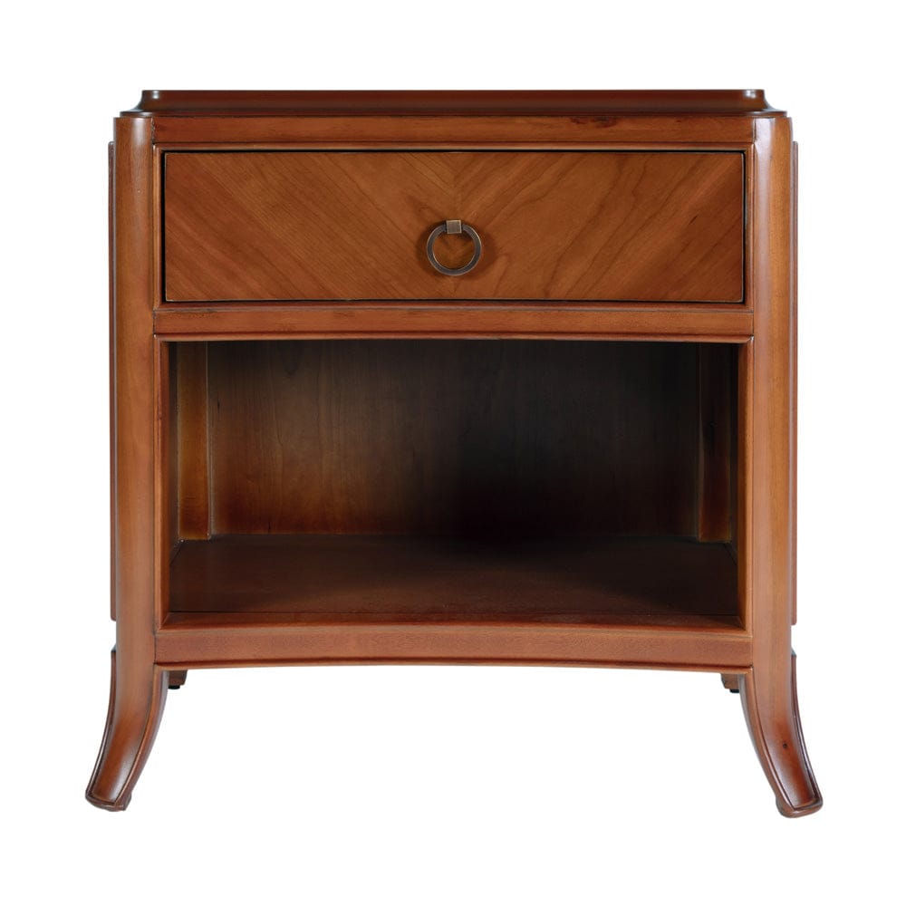 Butler Specialty Company - Granby 25 in. W 1 Drawer Nightstand w Lower Open Shelf, Brown - 6242101 view 2