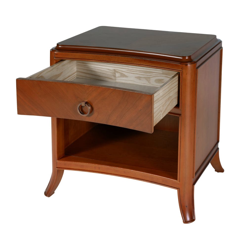 Butler Specialty Company - Granby 25 in. W 1 Drawer Nightstand w Lower Open Shelf, Brown - 6242101 view 3