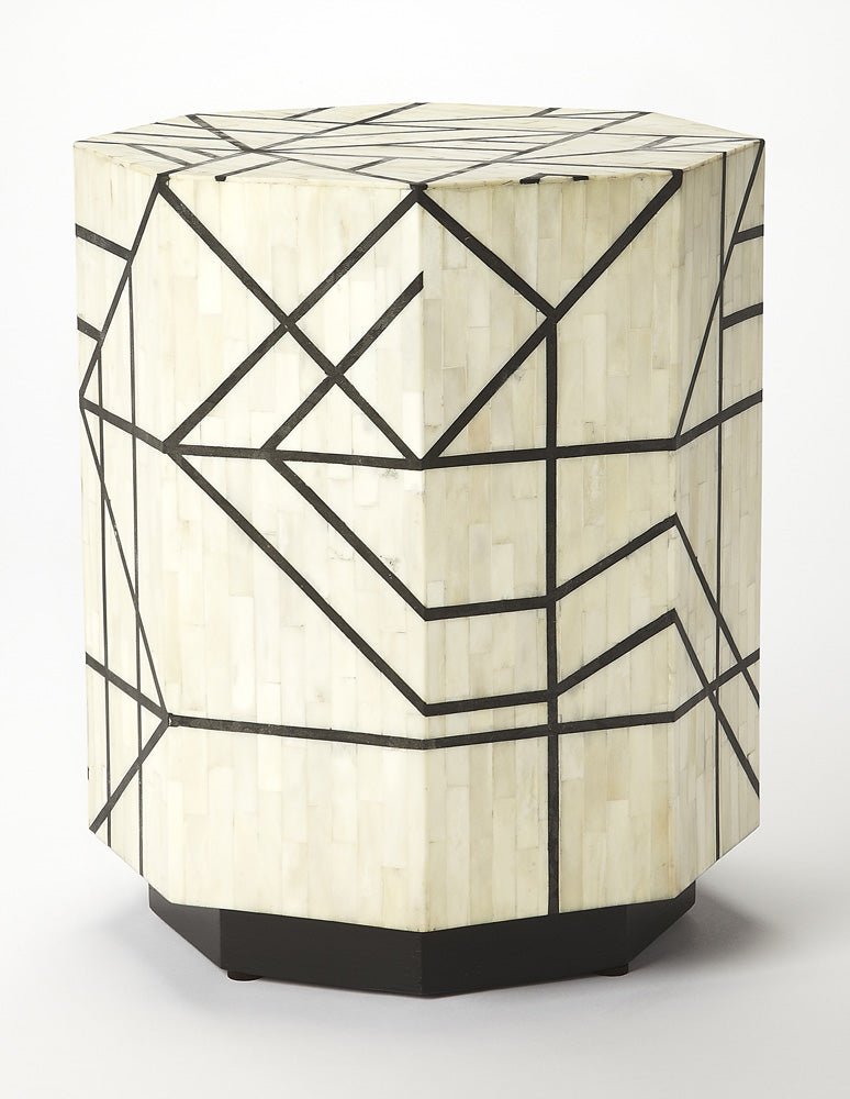 Butler Specialty Company - Greta Bone Inlay Side Table, Multi-Color - 5237318