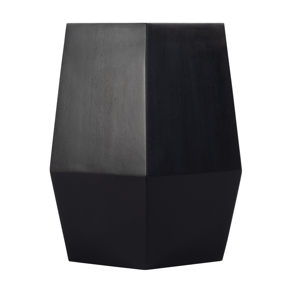 Butler Specialty Company - Gulchatai 15 in. W Hexagon Wood Side Table, Black - 5453295 view 3