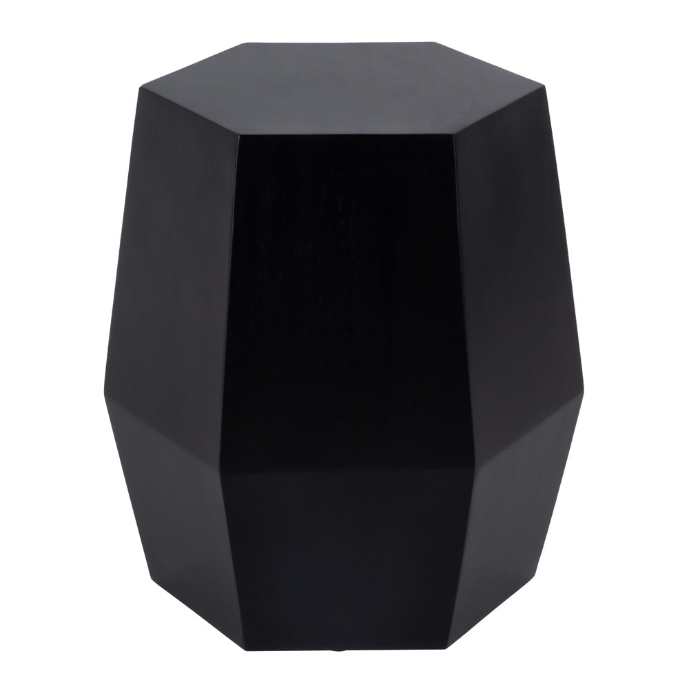 Butler Specialty Company - Gulchatai 15 in. W Hexagon Wood Side Table, Black - 5453295 view 4
