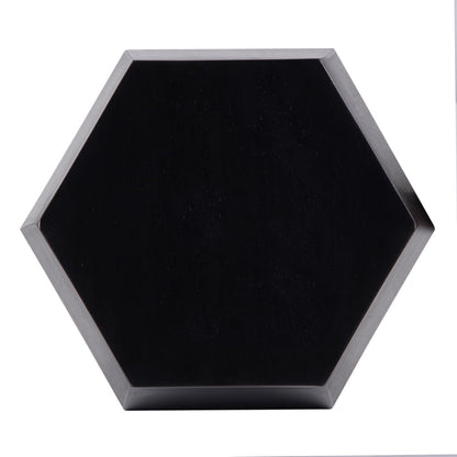Butler Specialty Company - Gulchatai 15 in. W Hexagon Wood Side Table, Black - 5453295 view 6