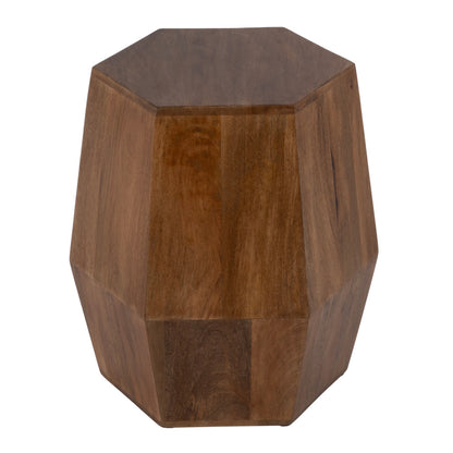 Butler Specialty Company - Gulchatai 15 in. W Hexagon Wood Side Table, Natural Wood - 5453312 view 4